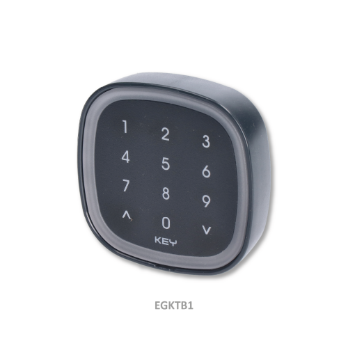 EGHTB1 tlačítkový kabelový spínač, LED RGB podsvícení, Rainbow barevná LED funkce, potřebný Decoder 9 EGKD2, možnost zvýšení odolnosti s krytem 9 SUPP001A00